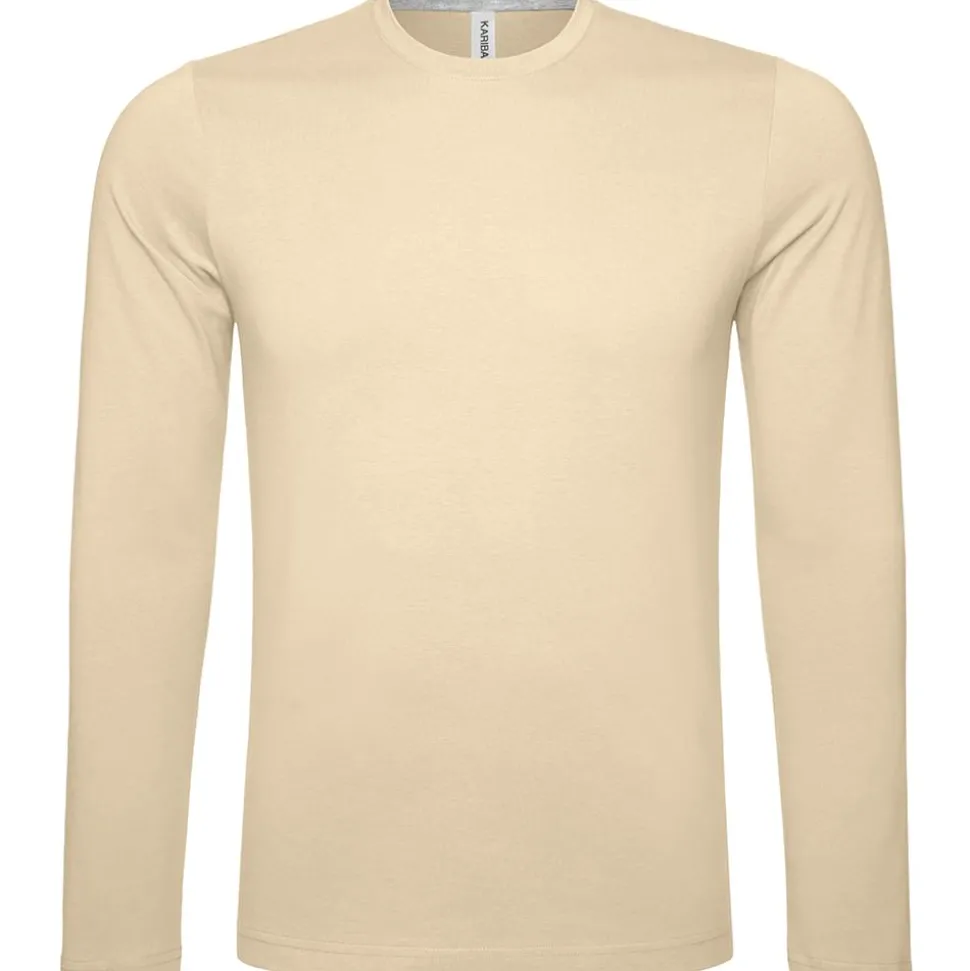 Männer Rundhals Langarmshirt