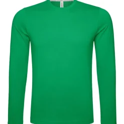 Männer Rundhals Langarmshirt