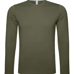 Männer Rundhals Langarmshirt