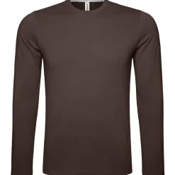 Männer Rundhals Langarmshirt