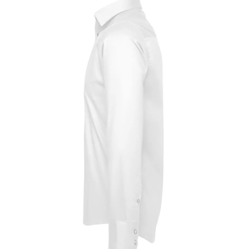 Männer Stretch Langarm-Hemd in Übergröße
