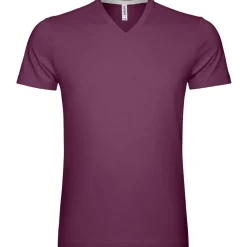 Männer T-Shirt mit V-Ausschnitt in Übergröße