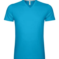 Männer T-Shirt mit V-Ausschnitt in Übergröße