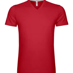Männer T-Shirt mit V-Ausschnitt in Übergröße