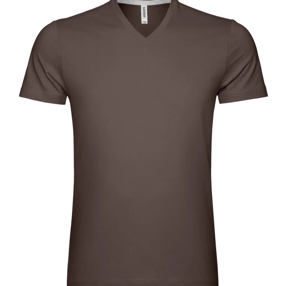 Männer T-Shirt mit V-Ausschnitt in Übergröße