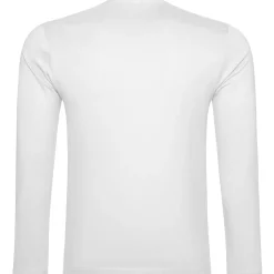 Männer V-Ausschnitt Langarmshirt in Übergröße