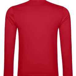 Männer V-Ausschnitt Langarmshirt in Übergröße