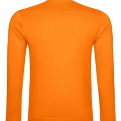Männer V-Ausschnitt Langarmshirt in Übergröße