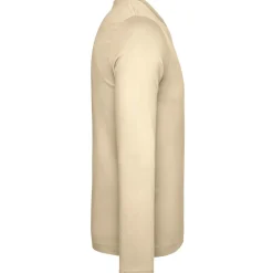 Männer V-Ausschnitt Langarmshirt in Übergröße