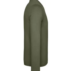 Männer V-Ausschnitt Langarmshirt in Übergröße