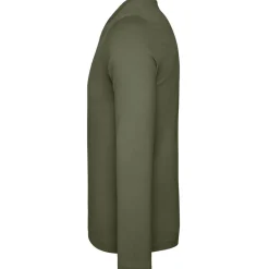 Männer V-Ausschnitt Langarmshirt in Übergröße