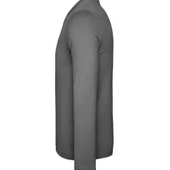 Männer V-Ausschnitt Langarmshirt in Übergröße