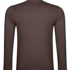 Männer V-Ausschnitt Langarmshirt in Übergröße
