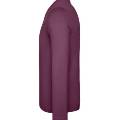 Männer V-Ausschnitt Langarmshirt
