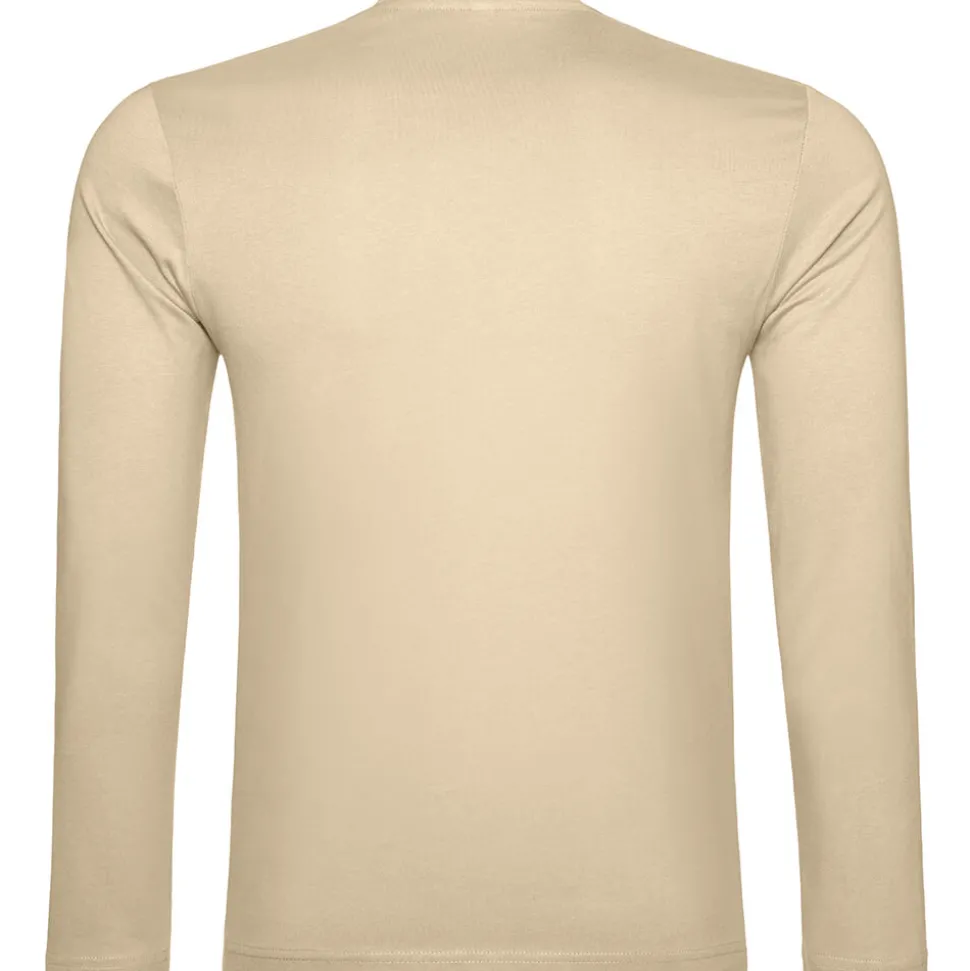 Männer V-Ausschnitt Langarmshirt