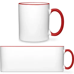Tasse 2-farbig "Rim & Handle"