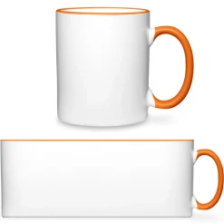 Tasse 2-farbig "Rim & Handle"
