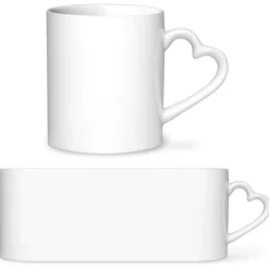 Tasse mit Herzhenkel