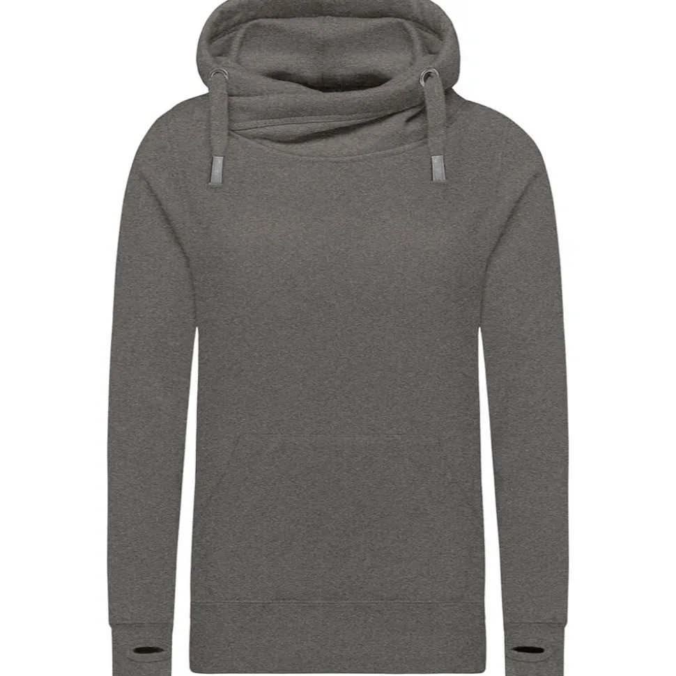 Unisex Cross-Over Kapuzenpullover