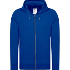 Unisex Kapuzen-Sweatjacke 80/20 Royal Line in Übergröße