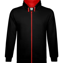Unisex Varsity Kapuzen-Sweatjacke Zoodie